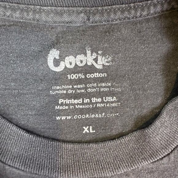 Cookies T Shirt Mens extra large Black Multicolor Graphic Design - Picture 4 of 7